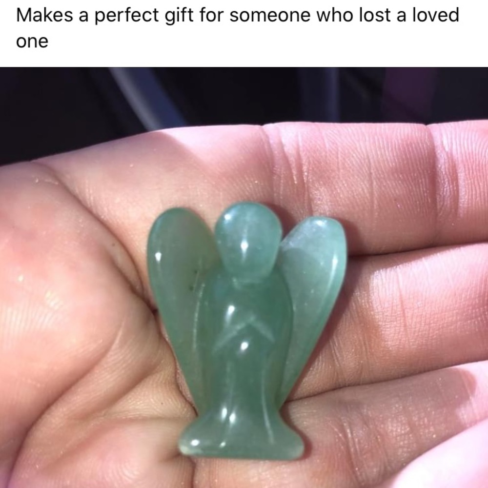 Healing crystal guardian angel